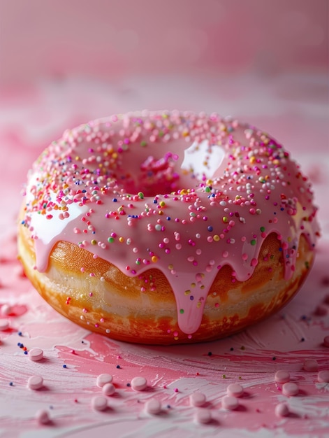 pink doughnut