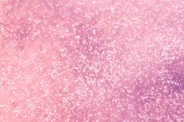 Pink droplets with copy space