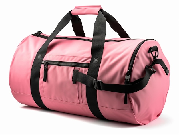 Photo pink duffle bag design