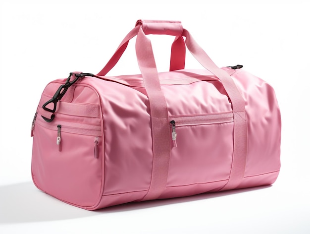 Photo pink duffle bag design