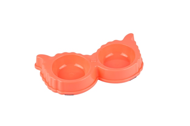 pink duo  bowl feeder for dogs