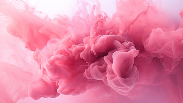 Photo pink dust smoke abstract particles