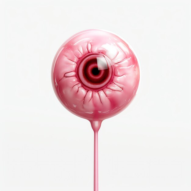 pink eyeball single candy sweets dessert halloween