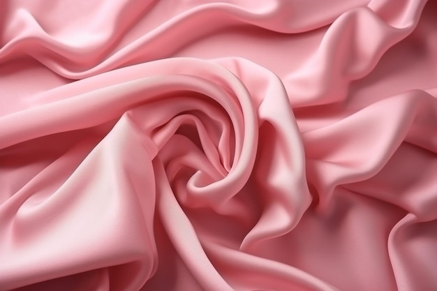 Pink fabric with a soft pink cloth.