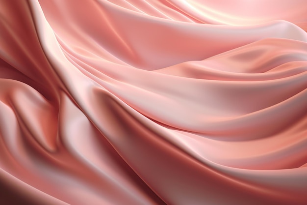 Pink fabric with a soft wave.