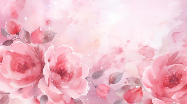 Photo pink floral background delicate flowers texture