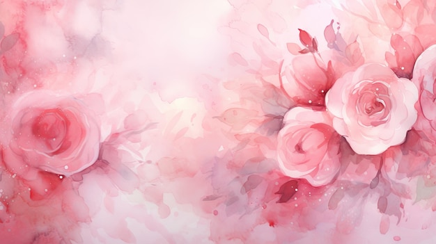 Pink floral background delicate flowers texture