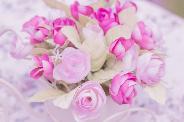 Pink flower for background,Love concept.