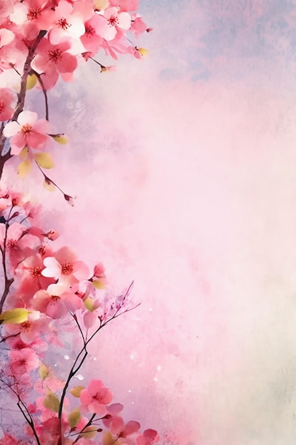 Pink flower background with a pink flower background