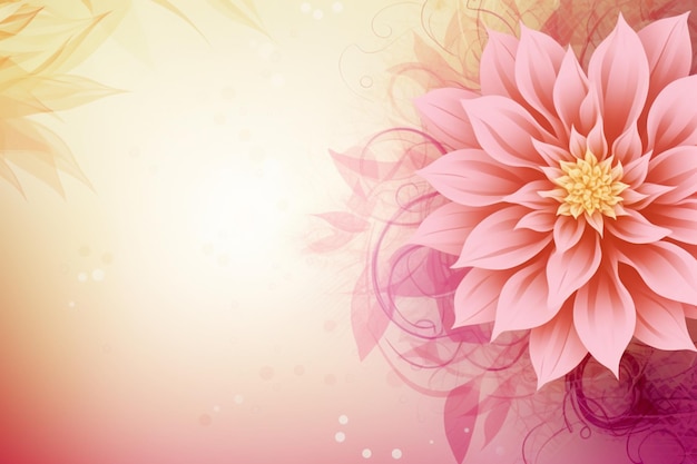 Pink flower background with a pink flower