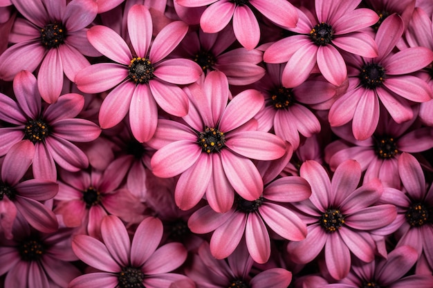 Photo pink flower background