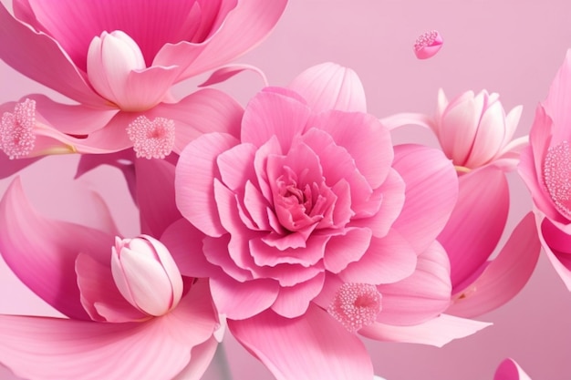 pink flower background