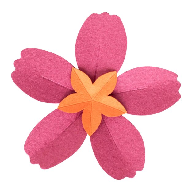 粉紅花貼紙紙工藝品 png