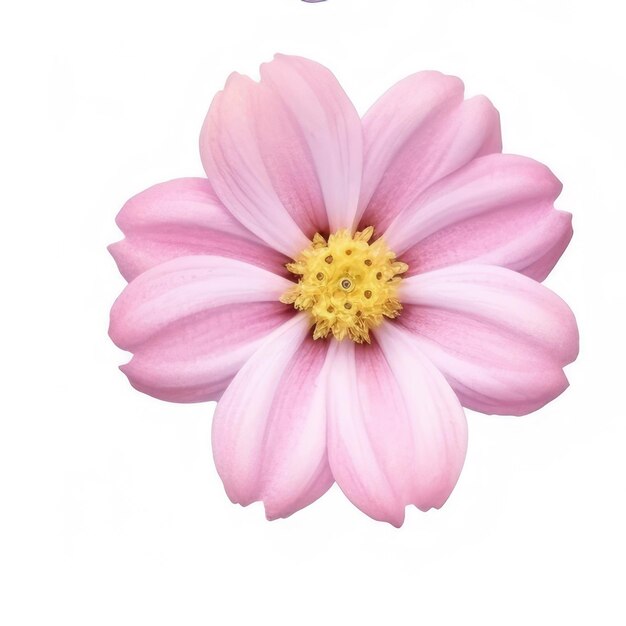 A pink flower with the number 8 on it