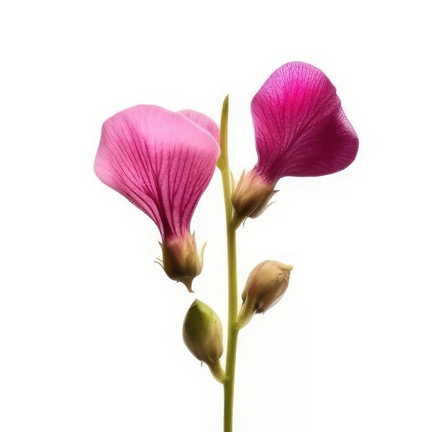 A pink flower with the word " the " on it.