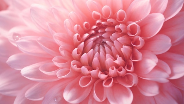 A pink flower with the word " in the middle "