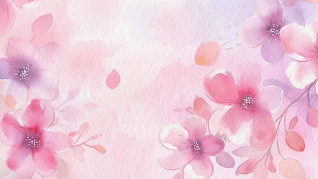 Pink flowers on a pink background