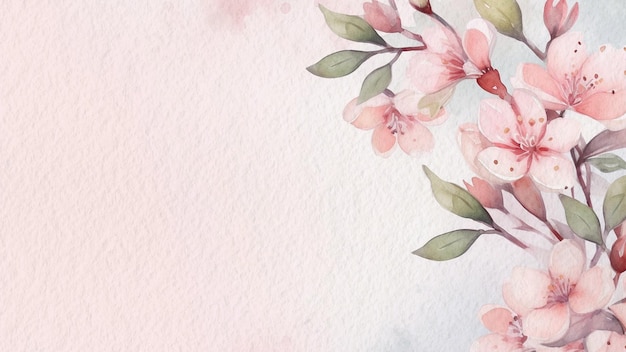 Premium AI Image | Pink flowers on a pink background