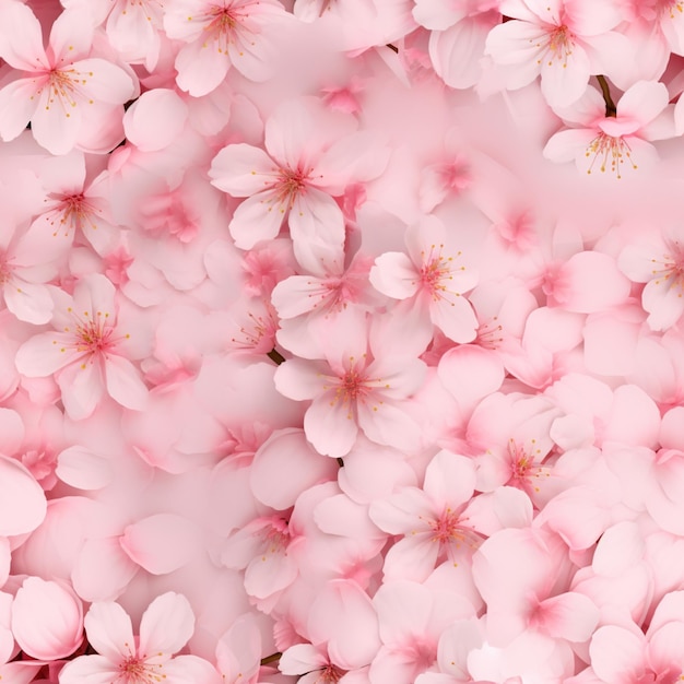 Pink flowers on a pink background