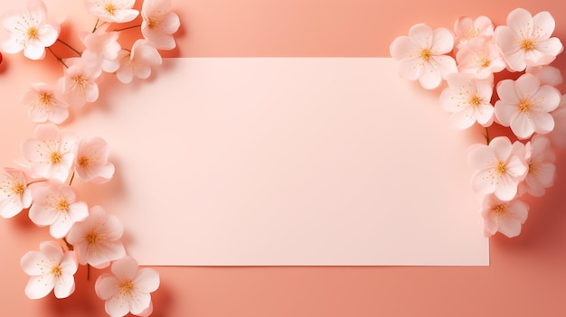 pink flowers on a pink background