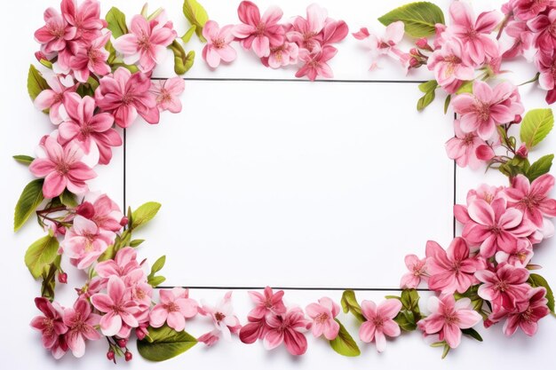 pink flowers on a white background