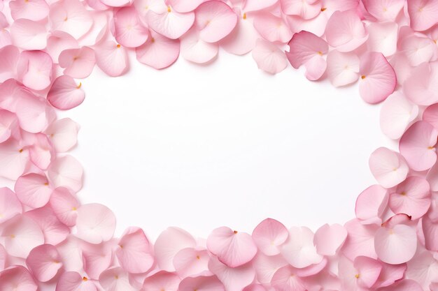 Foto fiori rosa su uno sfondo bianco