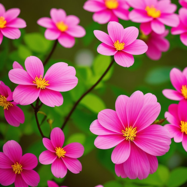 pink flowers