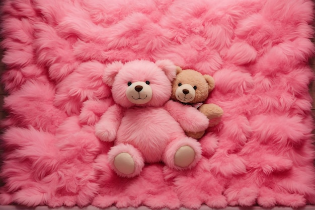 Pink Fluffy Teddy Bear background Fluffy Teddy Bear Background Teddy Bear Background Teddy Bear Wallpaper AI Generative