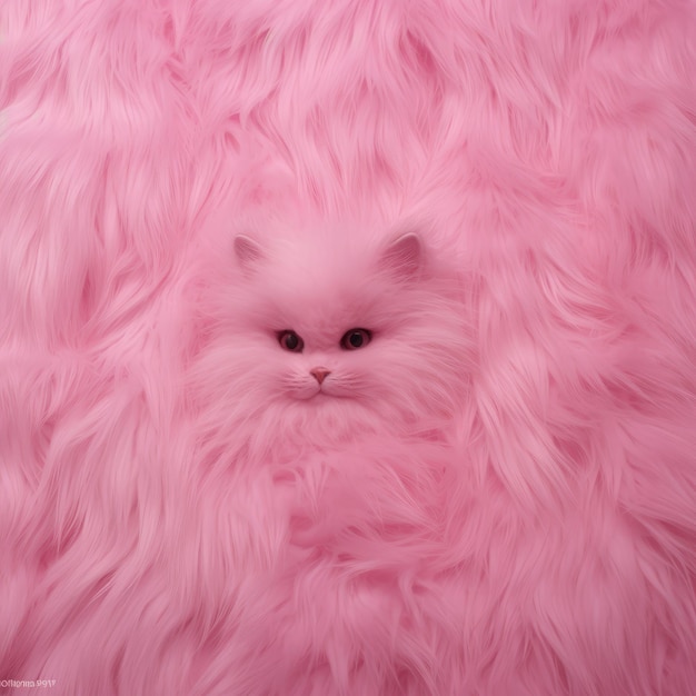 Photo pink fur background