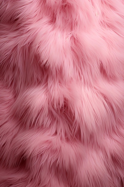 Photo a pink fur pattern background