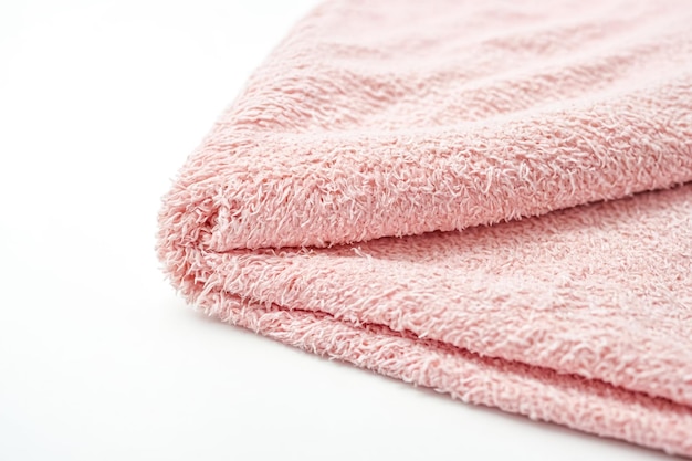 Photo pink furry fabric texture