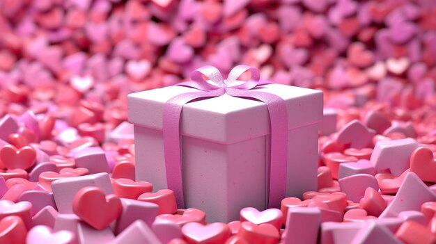 Pink gifts pink gift box love gift box valentines gift box