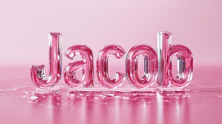 Photo pink glass personalized name postcard perfect for decor