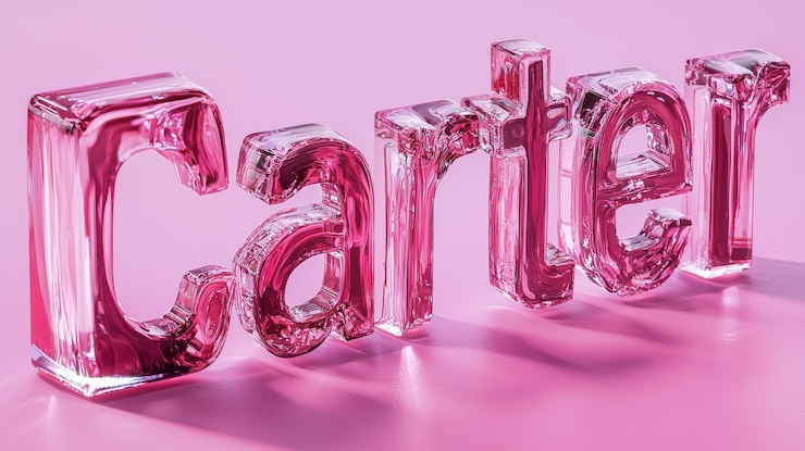 Photo pink glass personalized name postcard perfect for decor