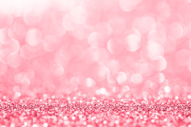 Photo pink glitter for abstract background