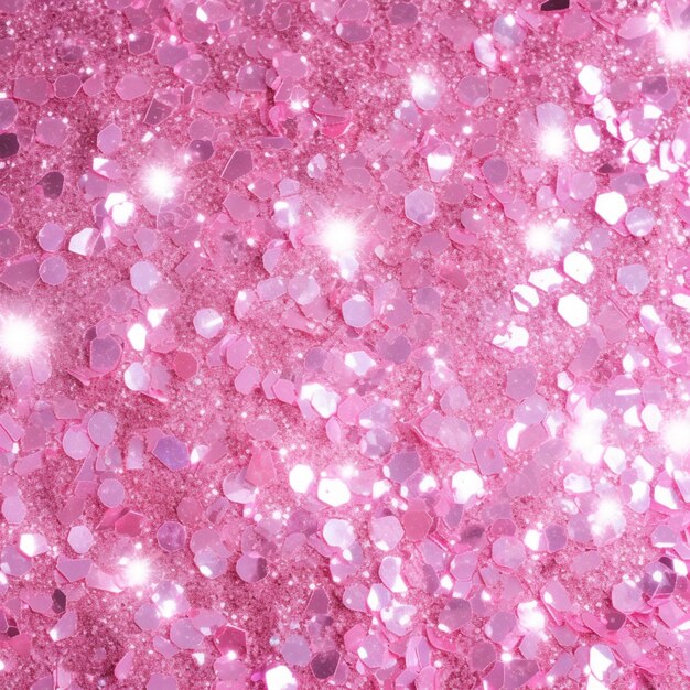 pink glitter background with lots of small white dots generative ai