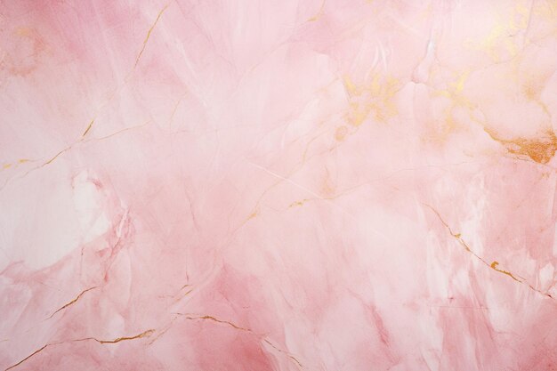 写真 ピンクの黄金の抽象的な背景の大理石の液体インクアート紙の絵画