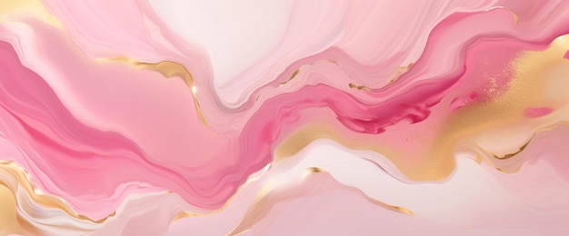 Pink and gold abstract background with a pink background.