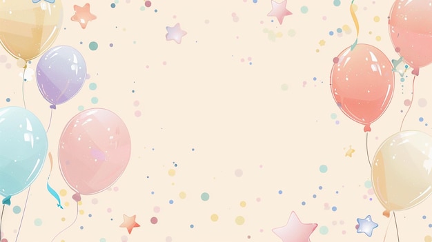 Photo a pink and gold background with stars and bubbles