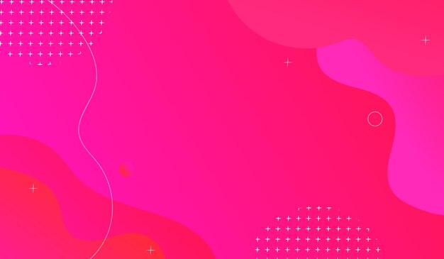 Pink gradient abstract background design with geometry shapes for poster banner and presentation