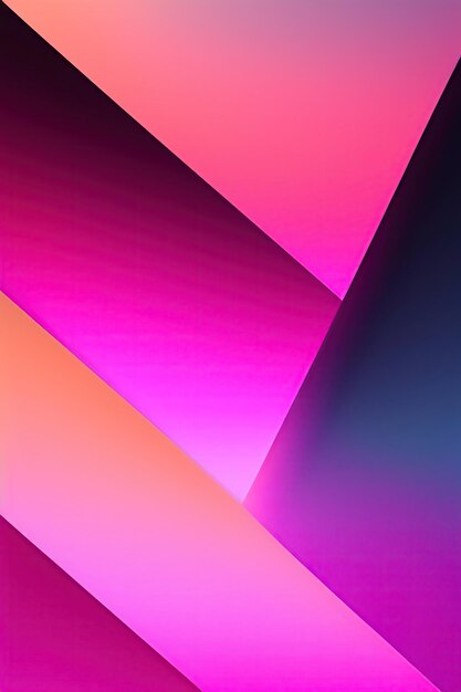 Pink Gradient Digital Polygons