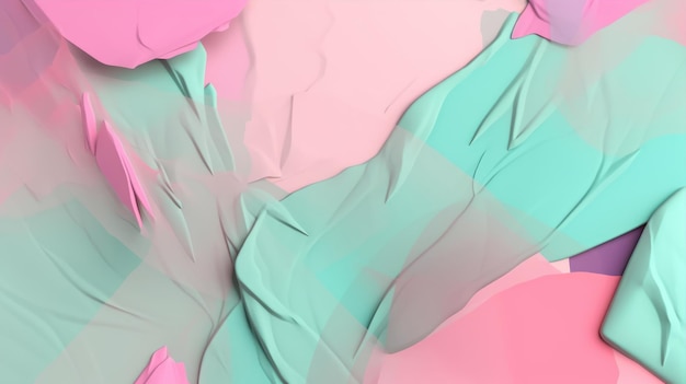 A pink and green abstract background with a pink and blue background.