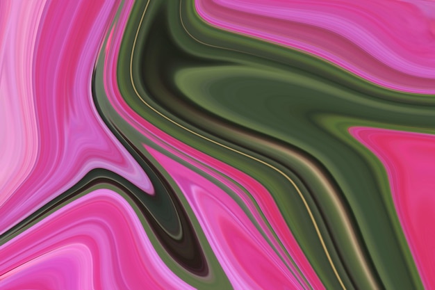 A pink and green background with a pattern of green and pink lines.