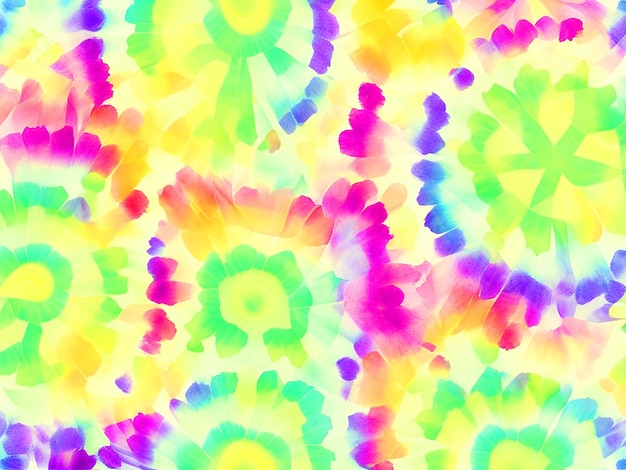 Pink Green Yellow Tiedye Digitaal Papier Achtergrond Textuur