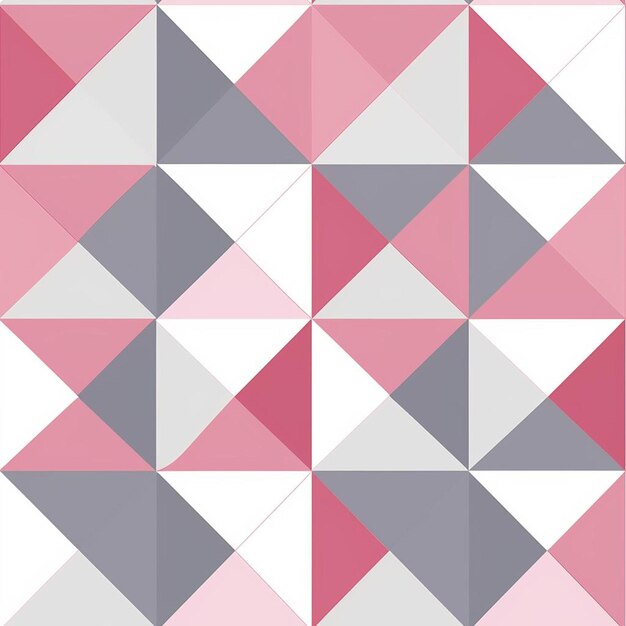 A pink and grey square with a pink square and a pink square.