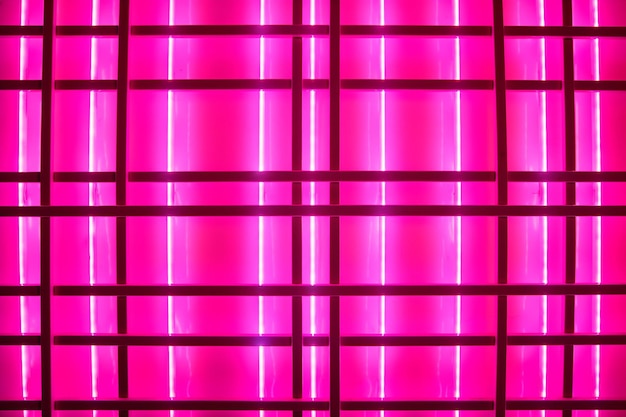 Foto storia sociale a disegno a neon a griglia rosa