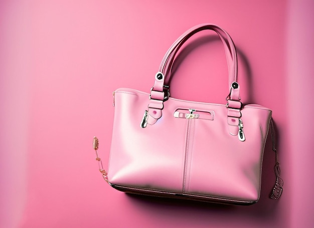 Photo pink handbags red
