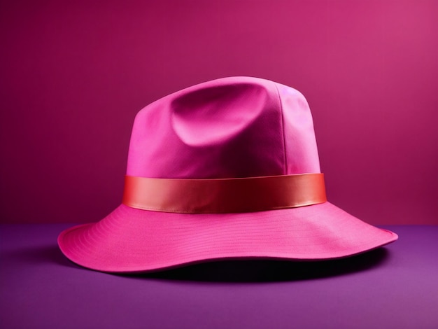 Розовая шляпа