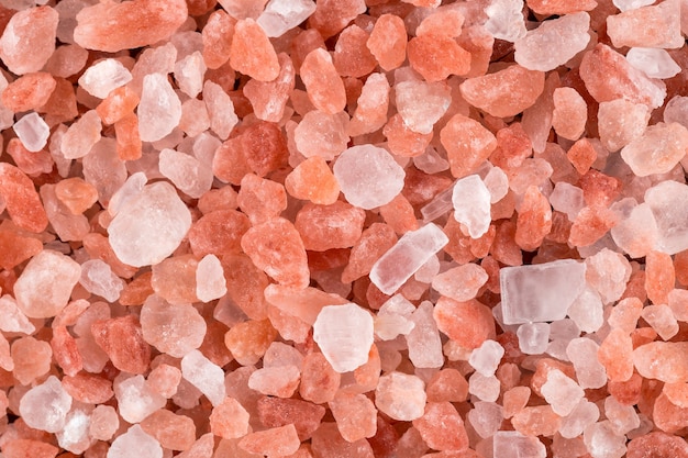 Pink himalayan salt texture horizontal background