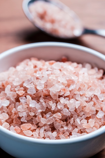 Pink himalayan salt